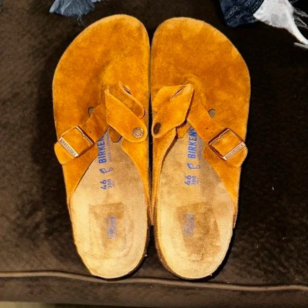 Birkenstock Suede Boston Clog Size 13